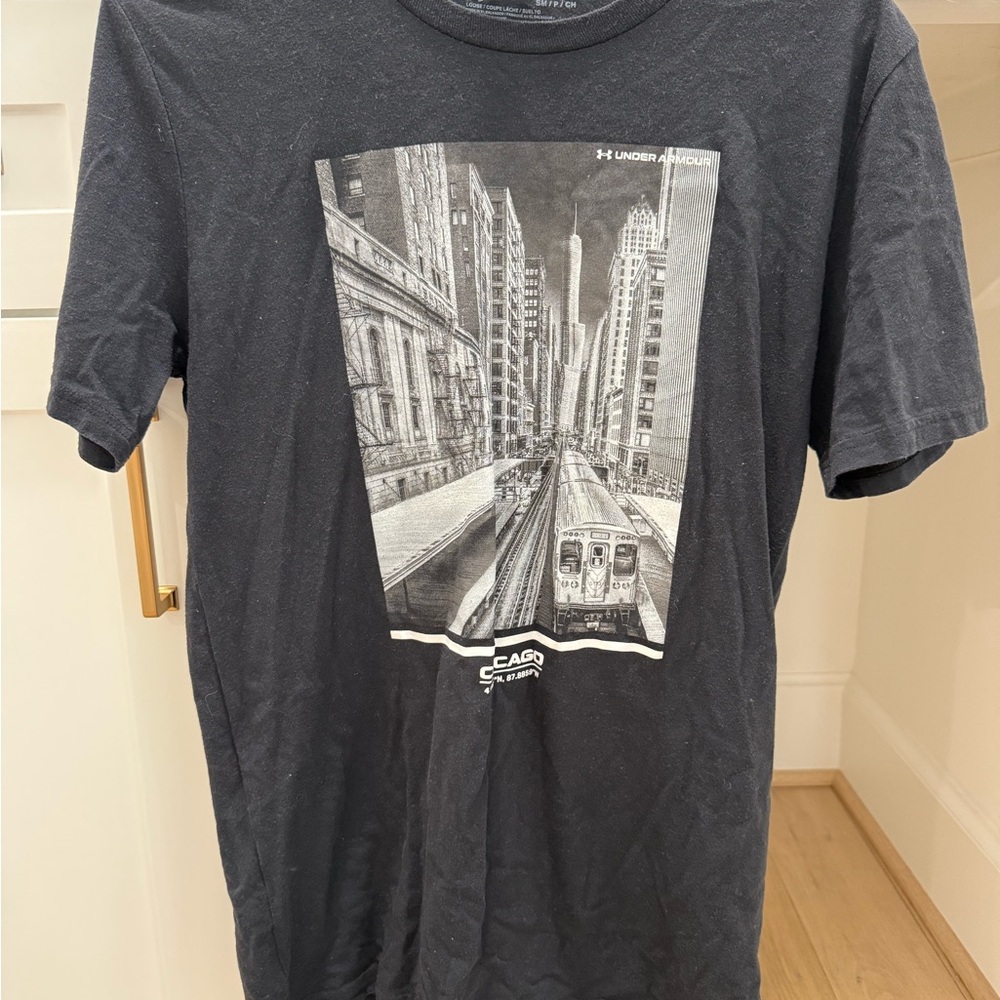 Under Armour Black Short Sleeve Tee Architectural Print